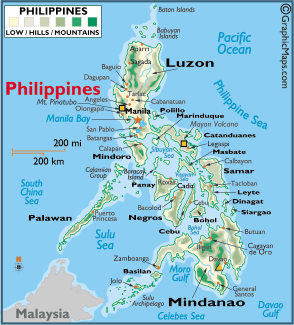 Sintético 103+ Foto Mapa De Las Islas Filipinas Actualizar